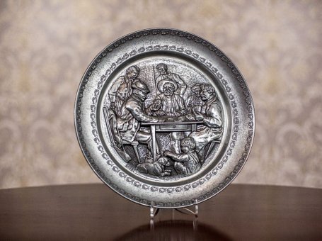 Tin Decorative Plates from the Interwar Period