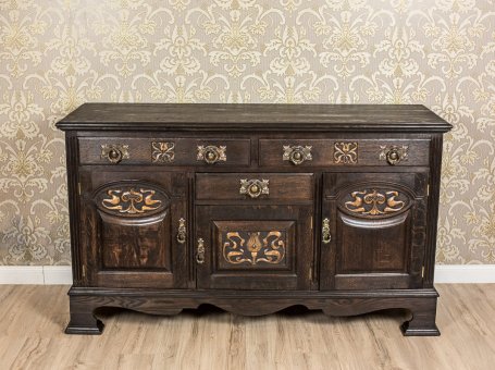 Dębowa komoda /pomocnik kredensu