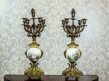 Two Candelabra from the 2nd Half of the 19th Century