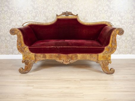 19th-Century Empire Sofa