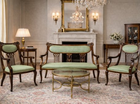 Secesyjny salonik z ok 1910 roku