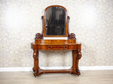 Mahogany Vanity Table from the Early 20th Century