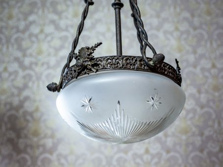 Beautiful Art Nouveau Hanging Lamp