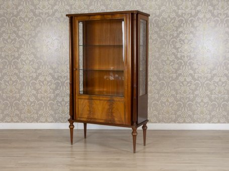 Eclectic Mahogany Display Cabinet from the Mid. 20th Century