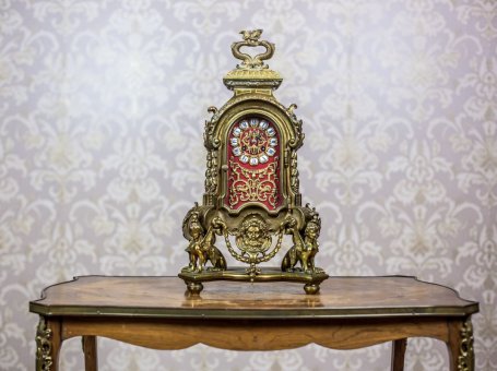 Francuski zegar kominkowy z XIX wieku