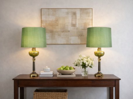 Para dekoracyjnych lamp stołowych