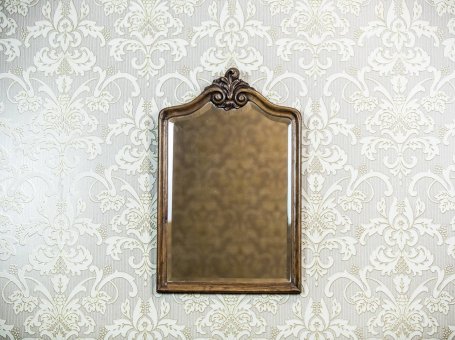 Wall Mirror in a Wooden Frame