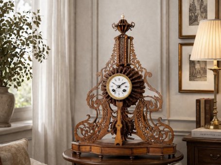 Dziewiętnastowieczny zegar kominkowy/ unikat