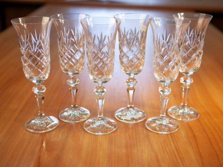 Set of 6 150 ml Champagne Glasses