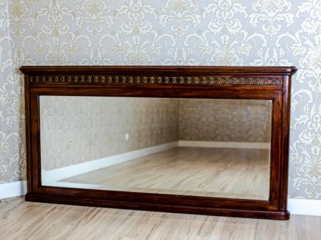 19th-Century Mahogany Mirror