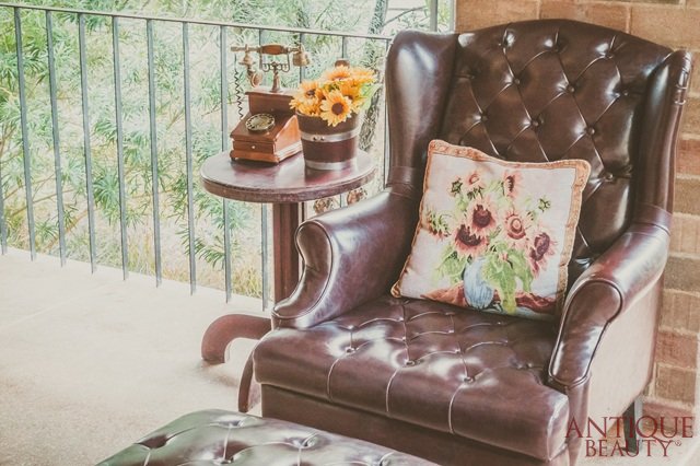 Fotel w stylu angielskim