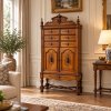 Renaissance Revival Walnut Cabinet circa 1900